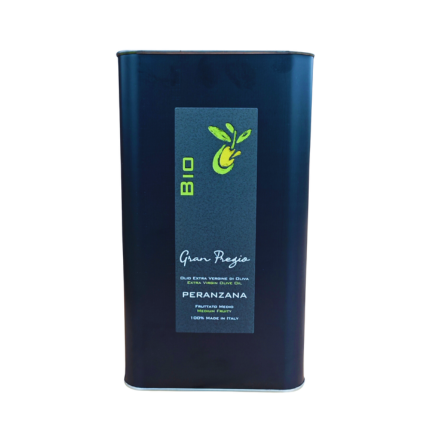 Oliwa Wysokopolifenolowa BIO Peranzana 5L Puszka - 756.3  mg! Gran Pregio (Zbiór 2025/26)