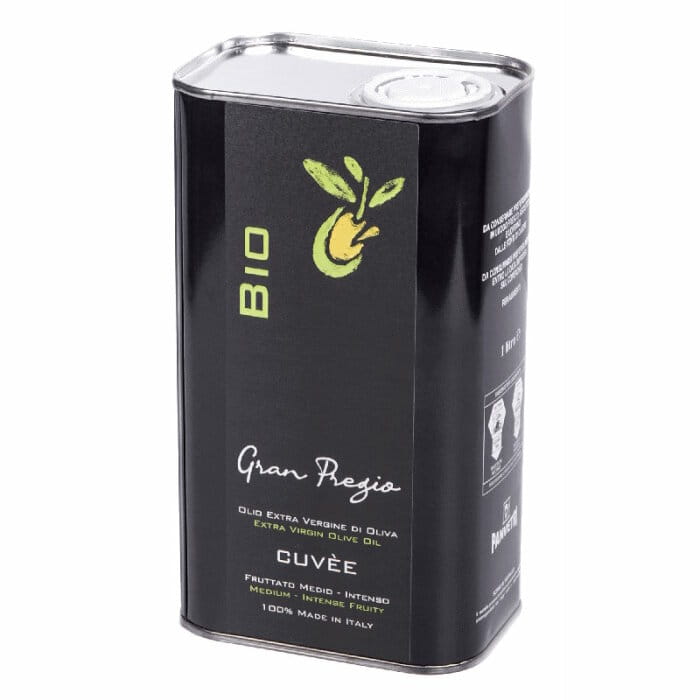 Oliwa Wysokopolifenolowa BIO Cuvée 1L Puszka - 800,8 mg! Gran Pregio (Zbiór 2025/26)